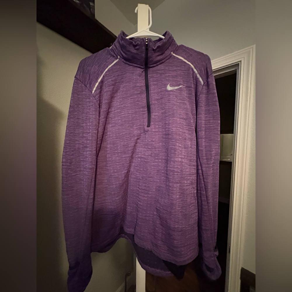Nike Purple Running Pullover